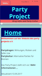 Mobile Screenshot of party-project.de