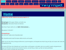Tablet Screenshot of party-project.de